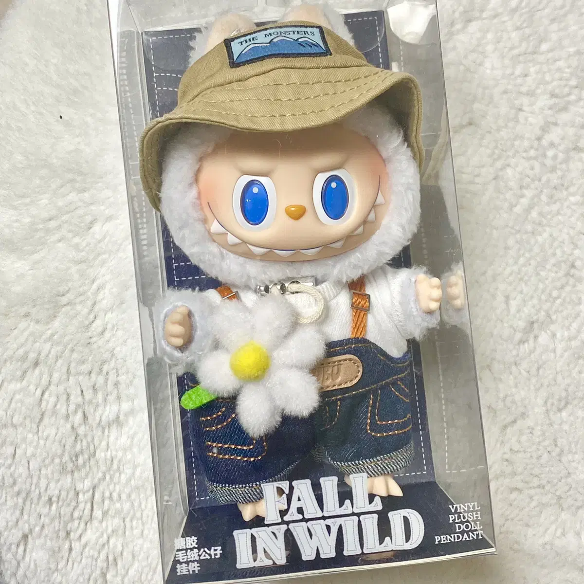 봄에 피는 라부부 인형 키링 Fall in wild Labubu doll