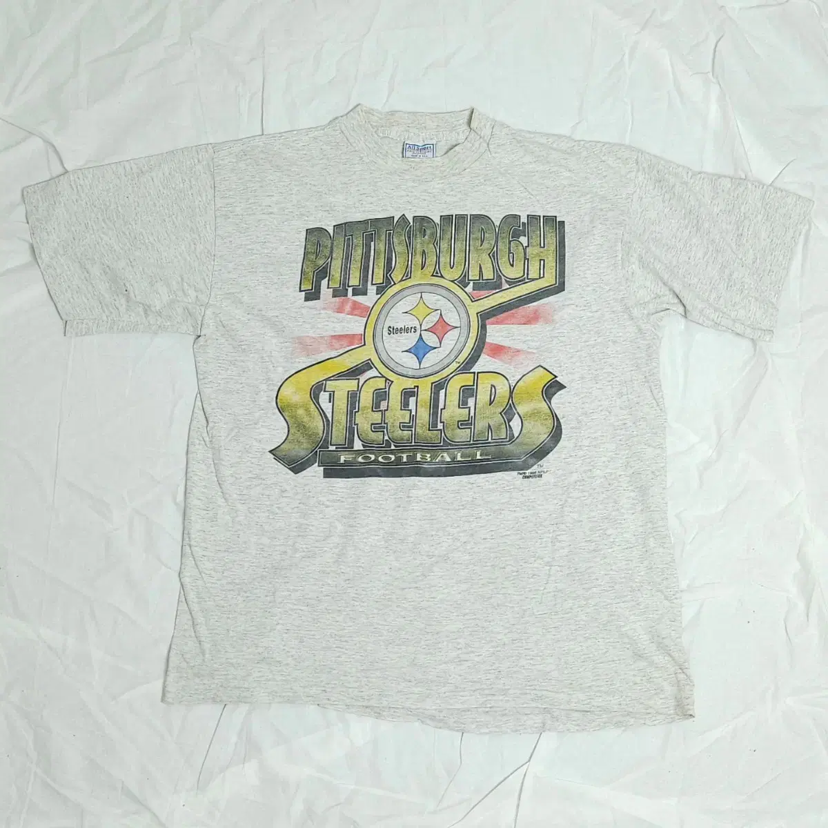 90s NFL Steelers 빈티지 싱글스티치 티셔츠