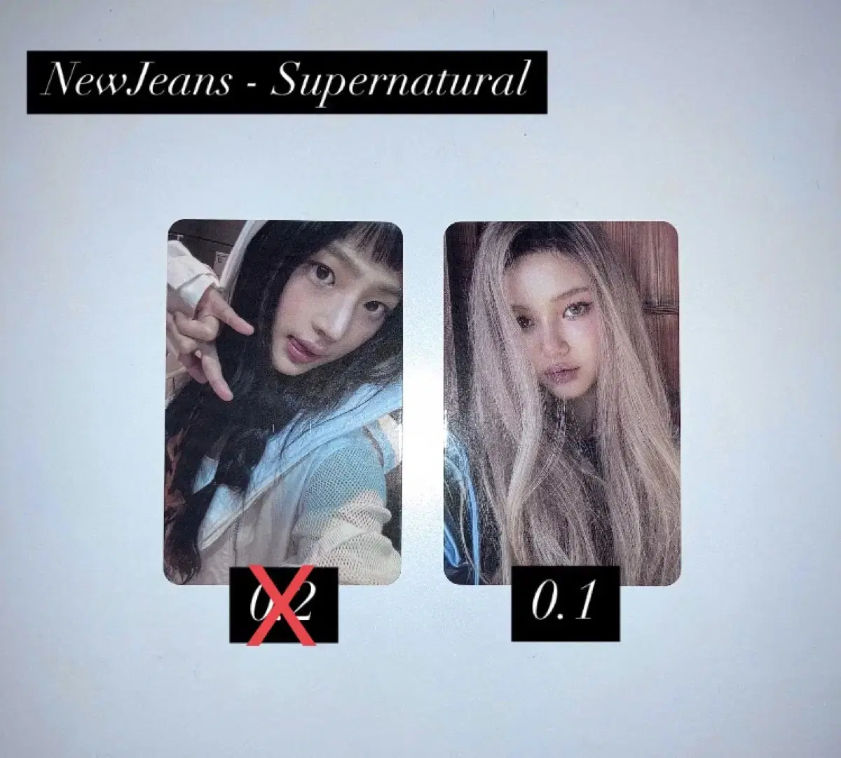 New Jeans photocard buncheol Supernatural group version hanni danielle haerin