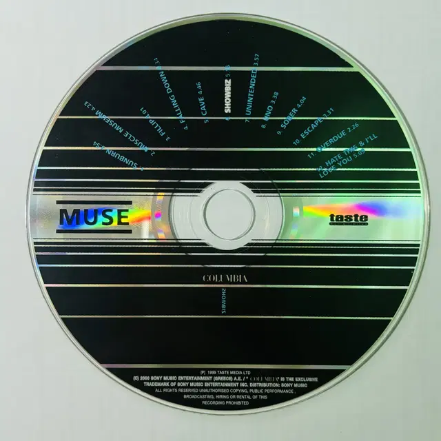 Muse - Showbiz (CD) 그리스반 EX+