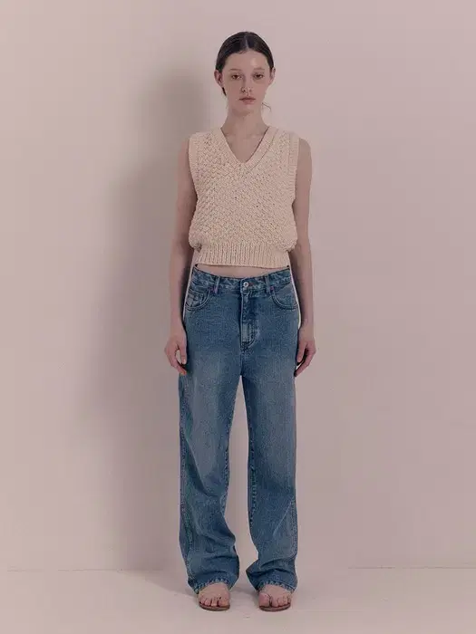 낫띵리튼 Basic straight fit denim