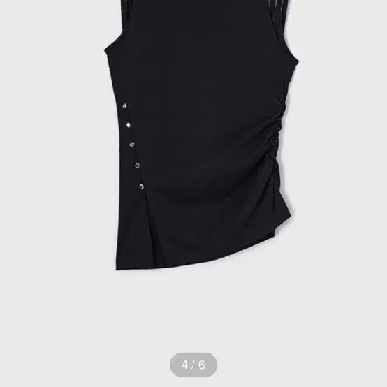 Yunse Olive Sleeveless Top (Black)/ 윤세