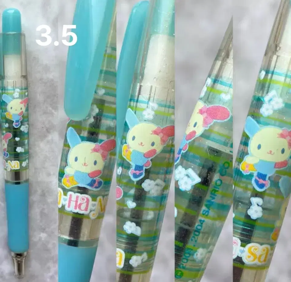 Classic Sharp Rilakkuma Korilakkuma Usahanamamegoma Sharp Ballpoint Pen Kittystrap Pencil Case