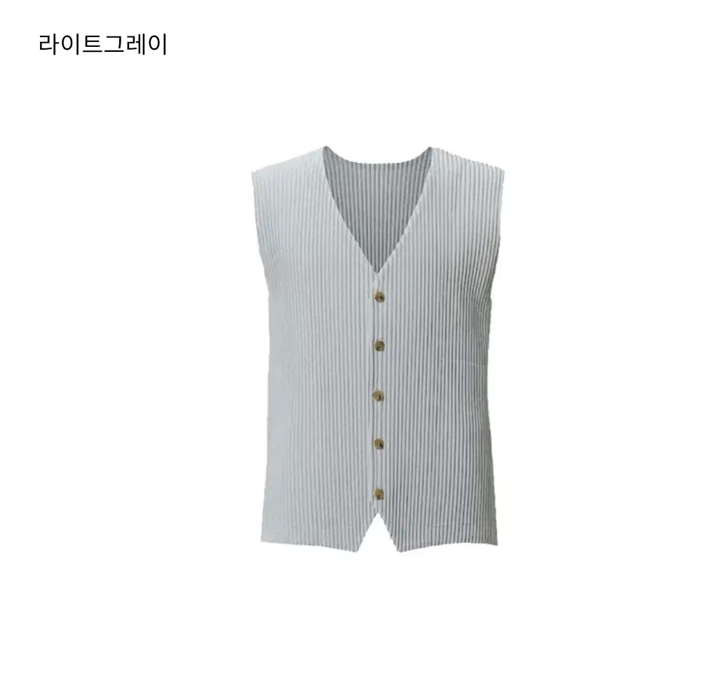 Homme plissé button vest JE111<2사이즈>