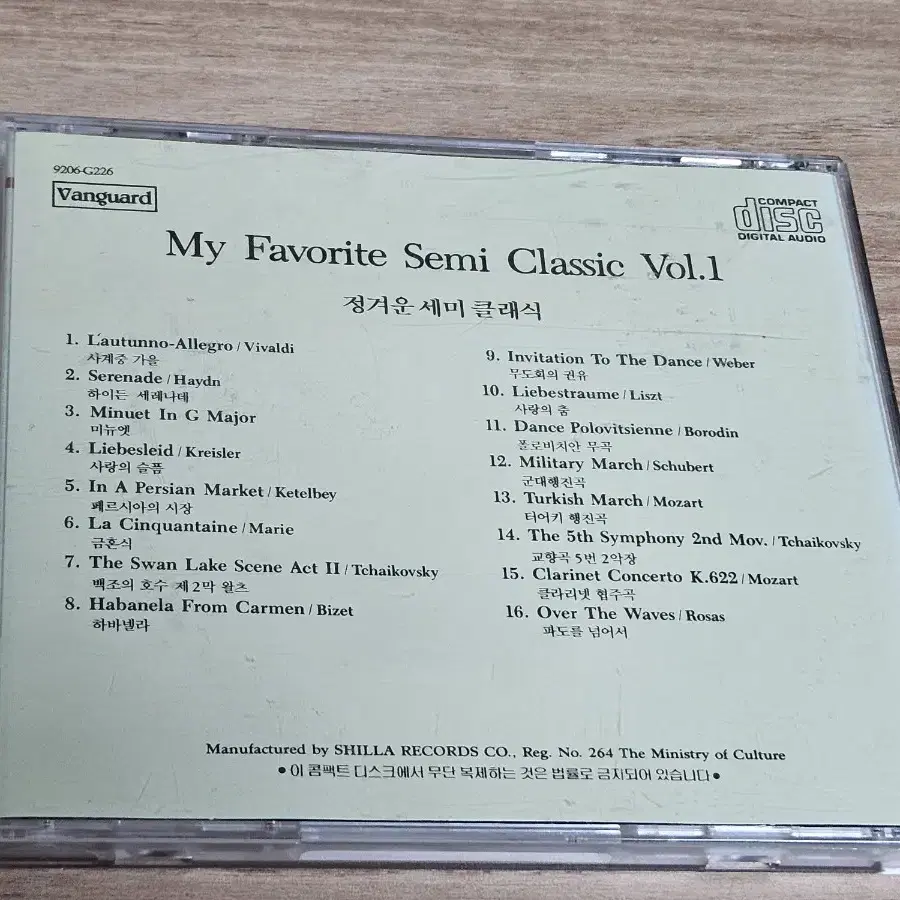 My Favorite Semi Classic Vol.1 (CD)