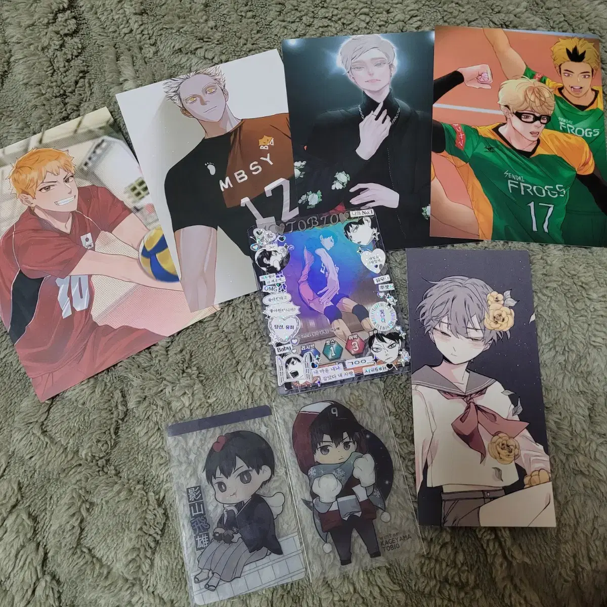 Haikyuu Kageyama unofficial goods Photocard photocard Kardtech sell WTS