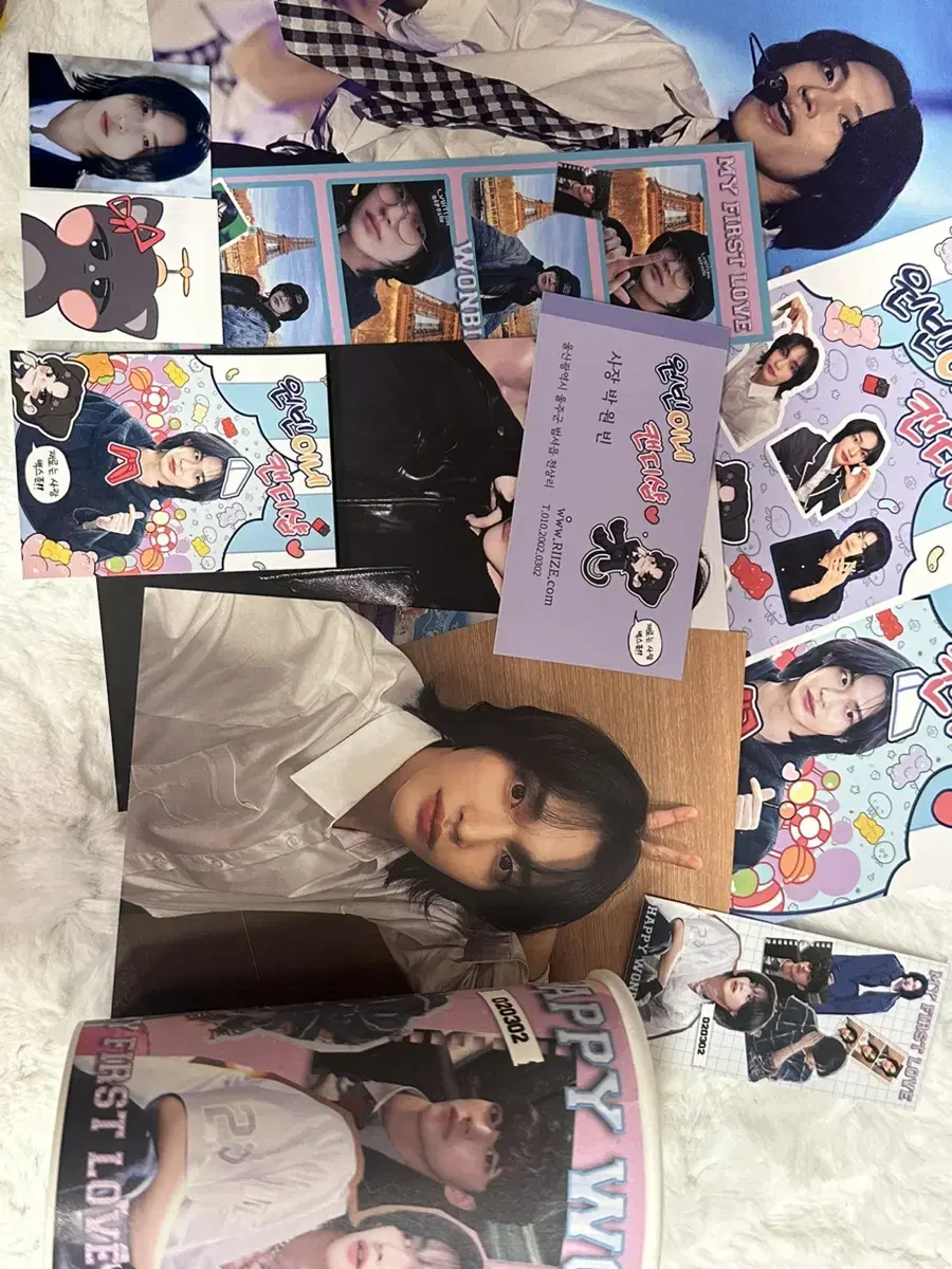 Rize wonbin birthday cafe wonbin ine candy shop filling dessert shinka goods pre-order benefit