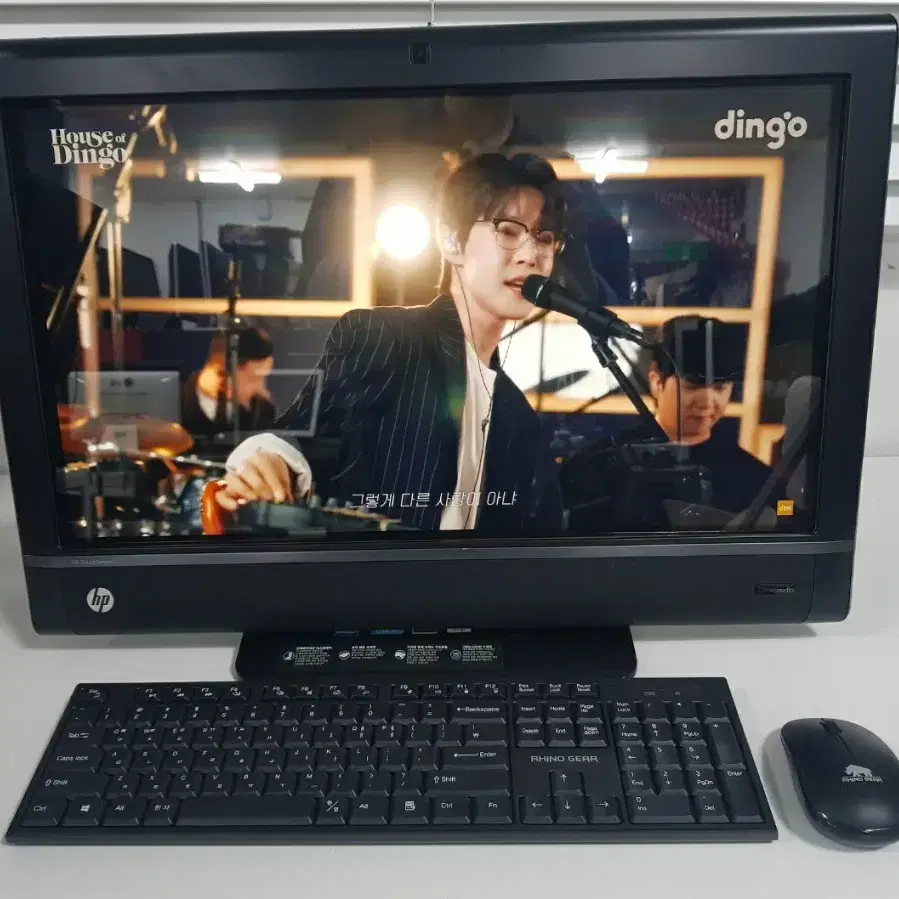 HP 스마트 터치스크린  일체형 올인원 PC 24인치