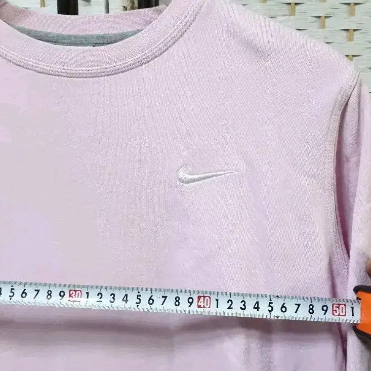 (1864) NIKE 나이키 클럽 프렌치 테리 크루 핑크 105 XL