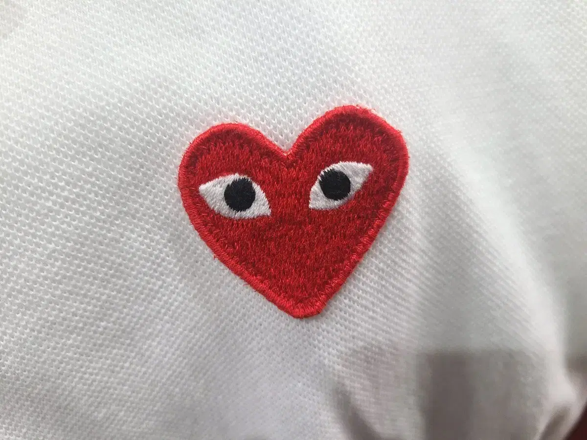 Comme des Garçons Red Heart Polo Shirt