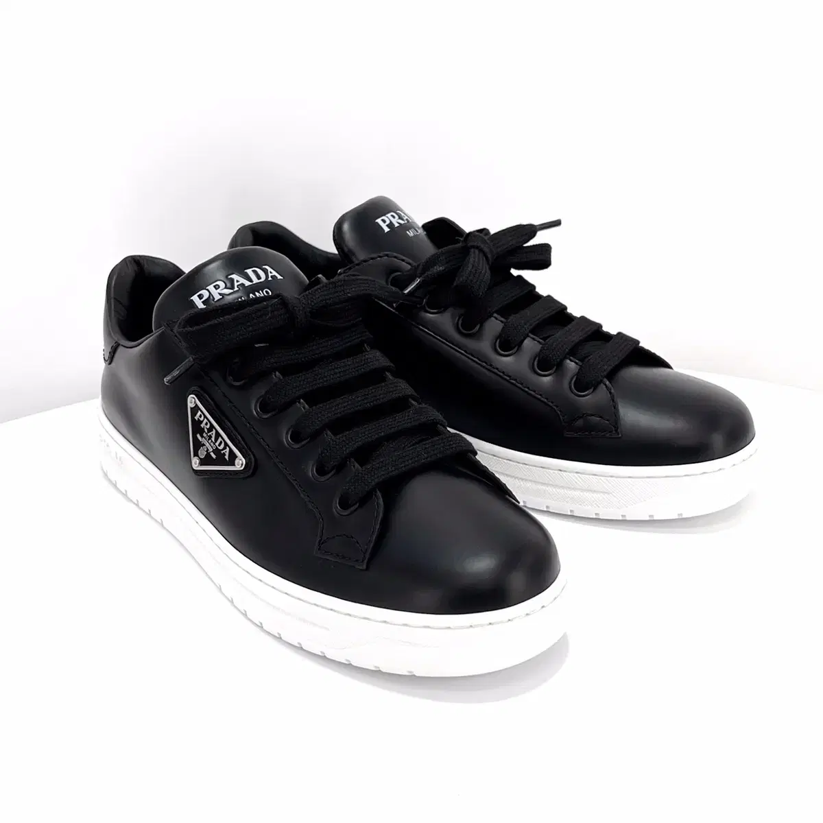 [S-grade Genuine] Prada Triangle Logo Women's Sneakers 37.5