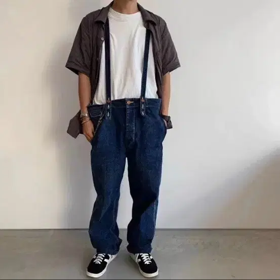 [2]비즈빔20AW CAMUS BRACES PANTS카무스 데님멜빵