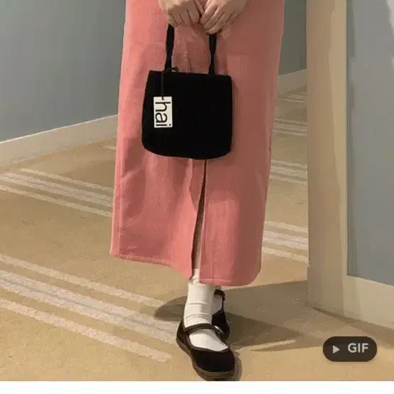 위드윤 코듀로이 skirt 핑크 m 사이즈