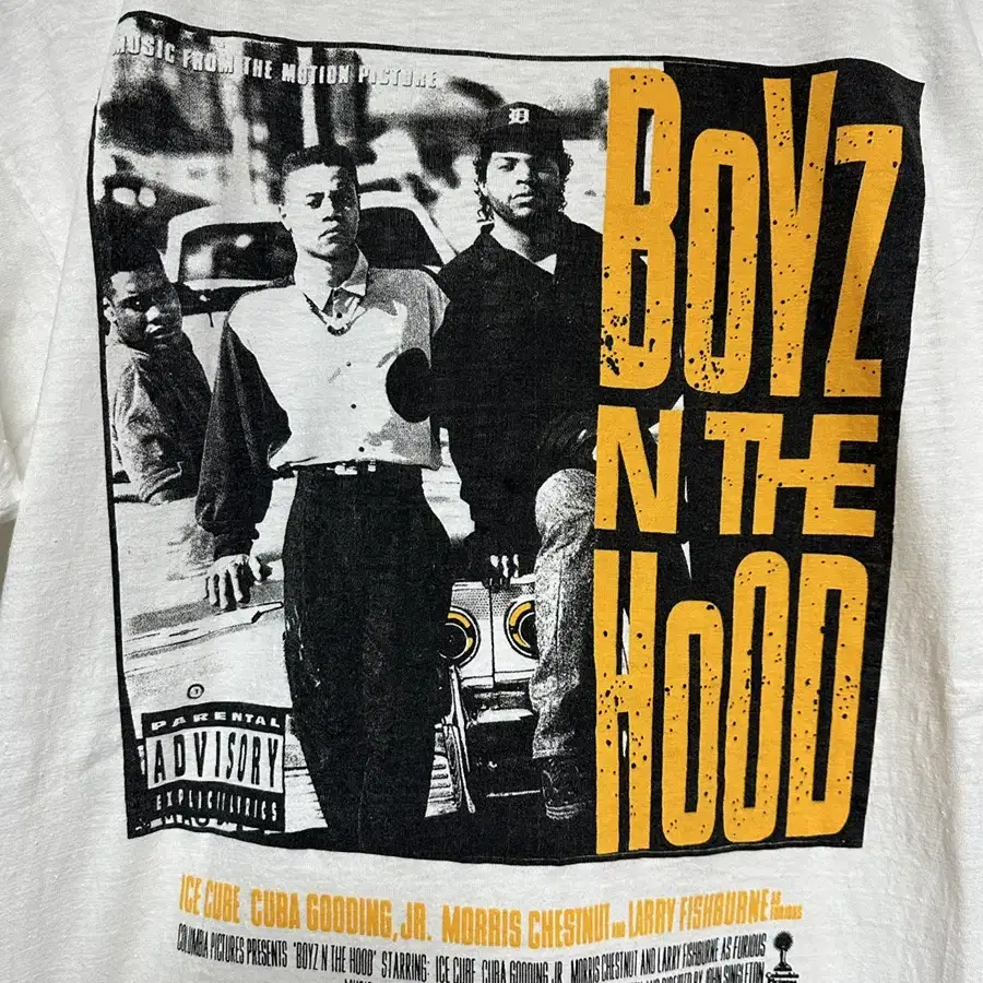 빈티지 밴드티 boyz n the hood ice cube 랩티