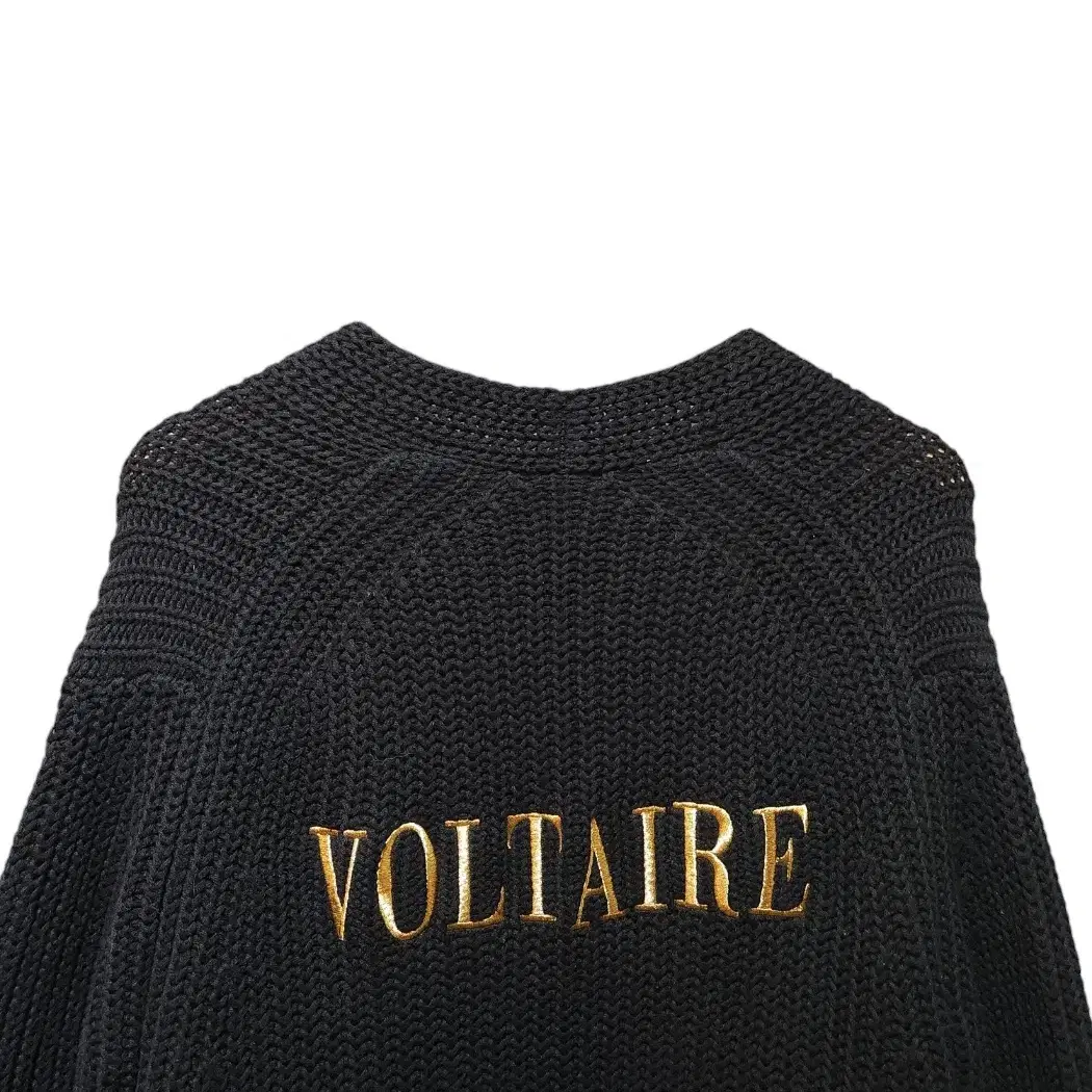 [S] ZADIG&VOLTAIRE 쟈딕앤볼테르 자수로고 롱가디건