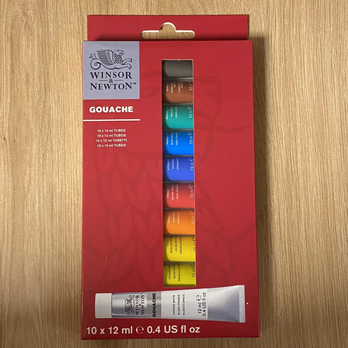 Windsor & Newton Watercolor Gouache Paint Set of 10 Colors for Sale