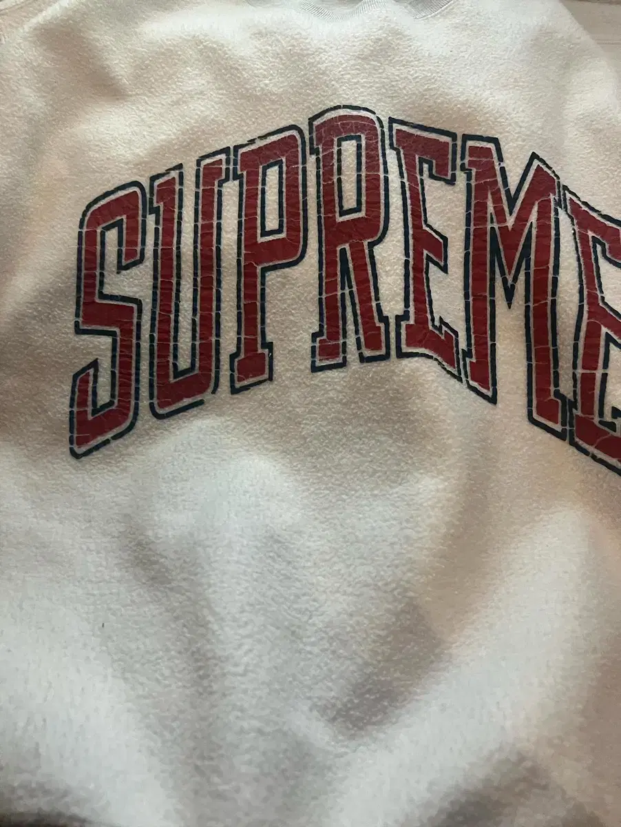 [L]Supreme Inside Out Crew Neck Ash Gray Top