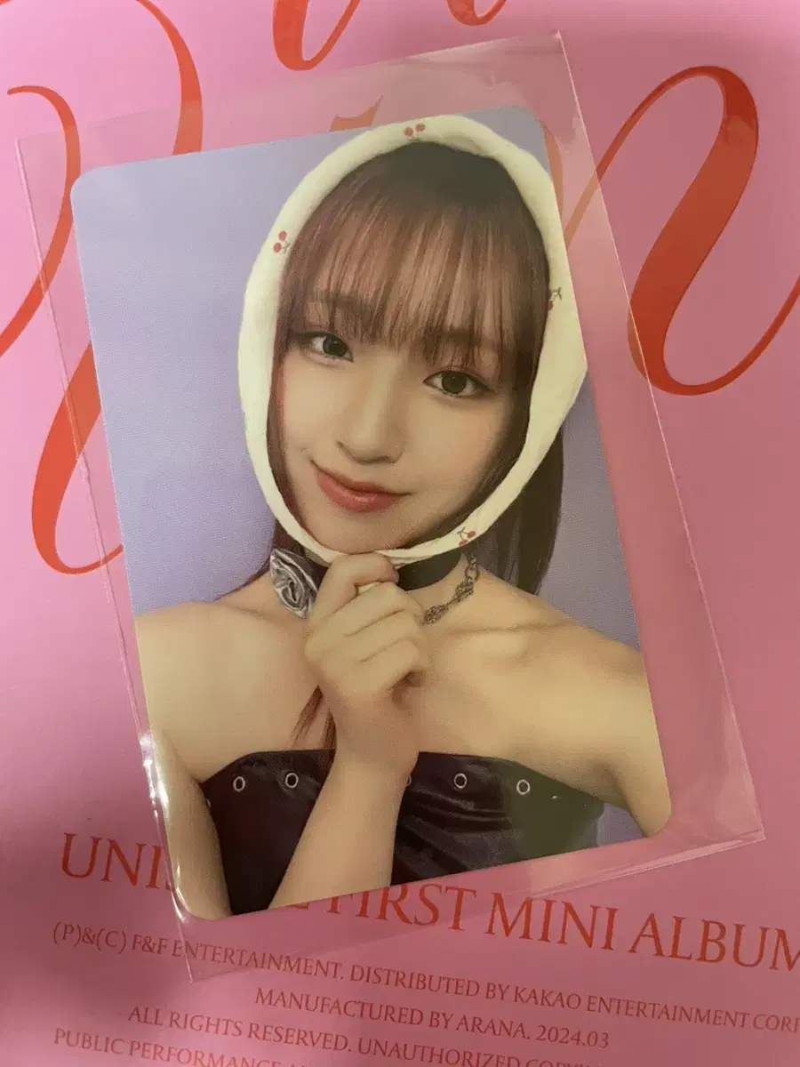 Eunice makestar offline Pansa BangYoonha Cherrydugunver unreleased photocard