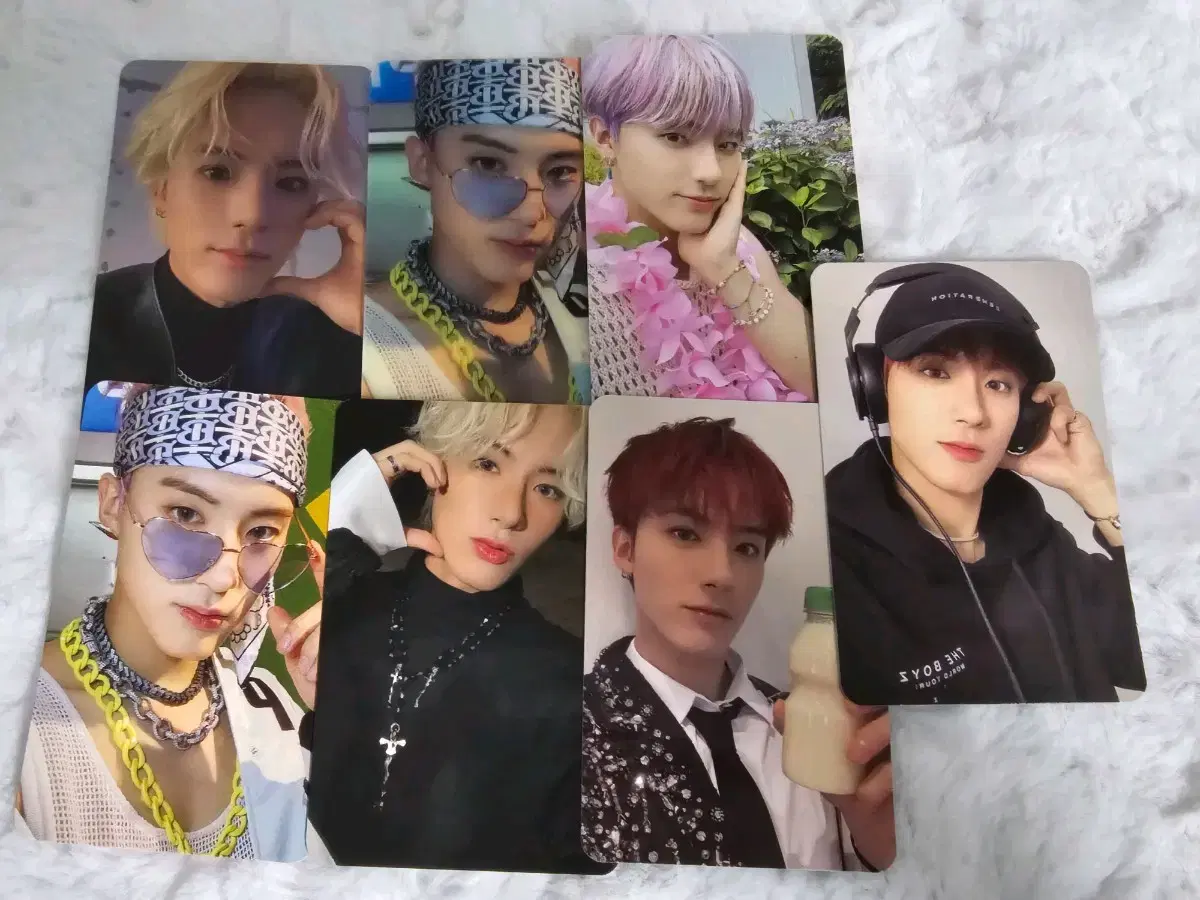 The Boyz eric photocard wts pop up album Potching Headset Yogurt Lore Thrillride