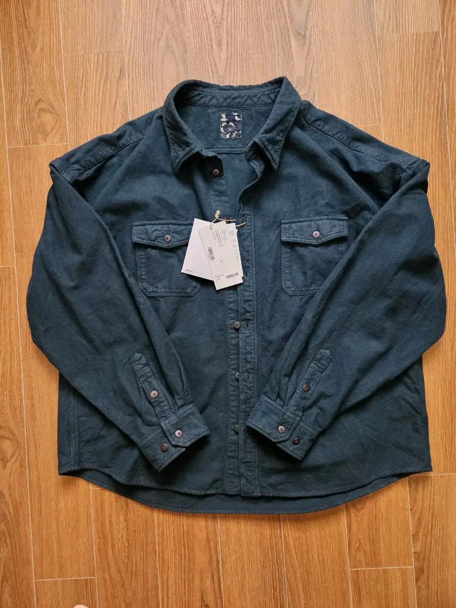 visvim visvim pioneer shirt l/s green 4 sizes