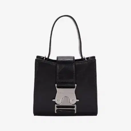 마뗑킴 SQUARE MINI LEATHER BUCKLE BAG