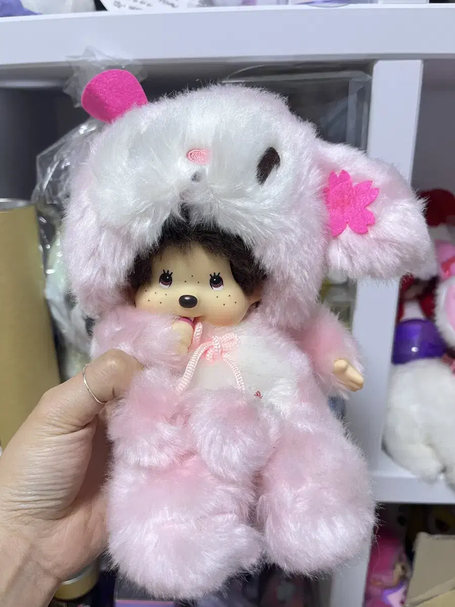 My Melody Monchichi Doll