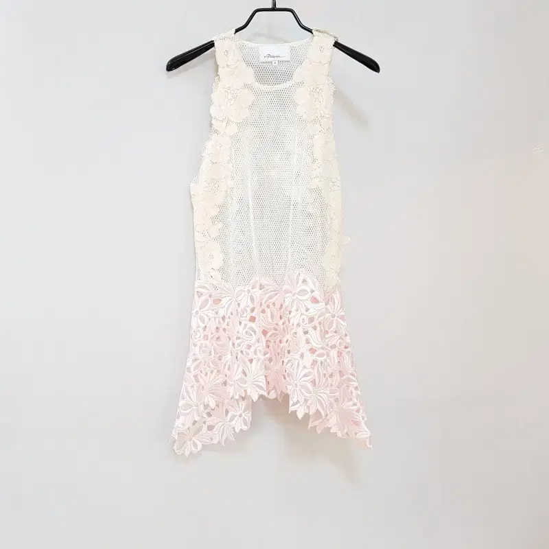 3.1 PHILLIP LIM Phillip Lim Flower Lace Mesh Top Net Tank Top C511