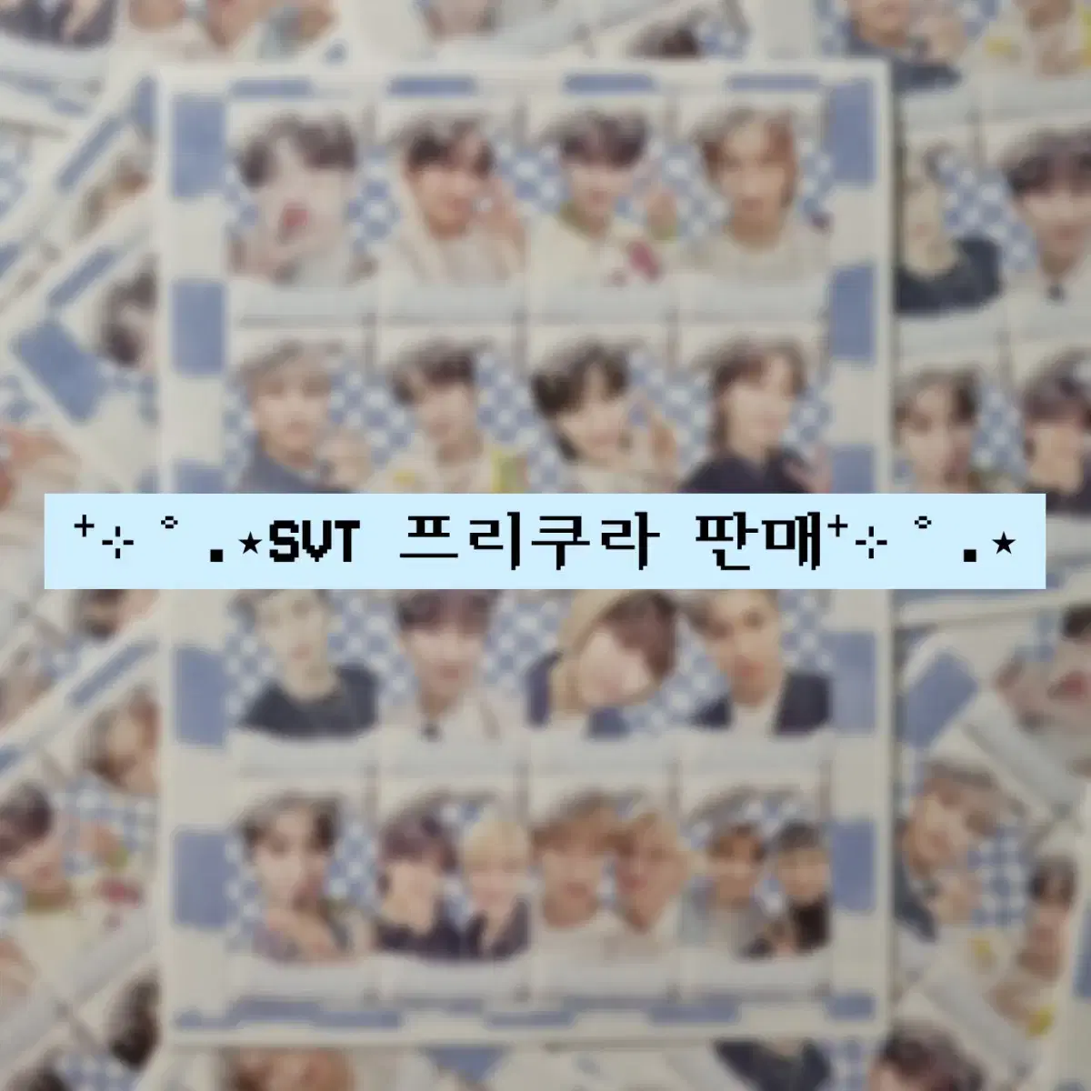 Seventeen unofficial goods purikura sells