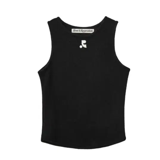 새상품) 레스트앤레크레이션 RR HAIRY TANK TOP_BLACK