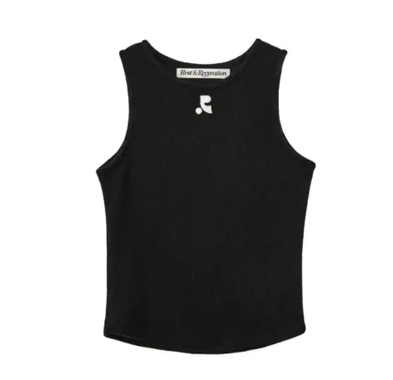 새상품) 레스트앤레크레이션 RR HAIRY TANK TOP_BLACK