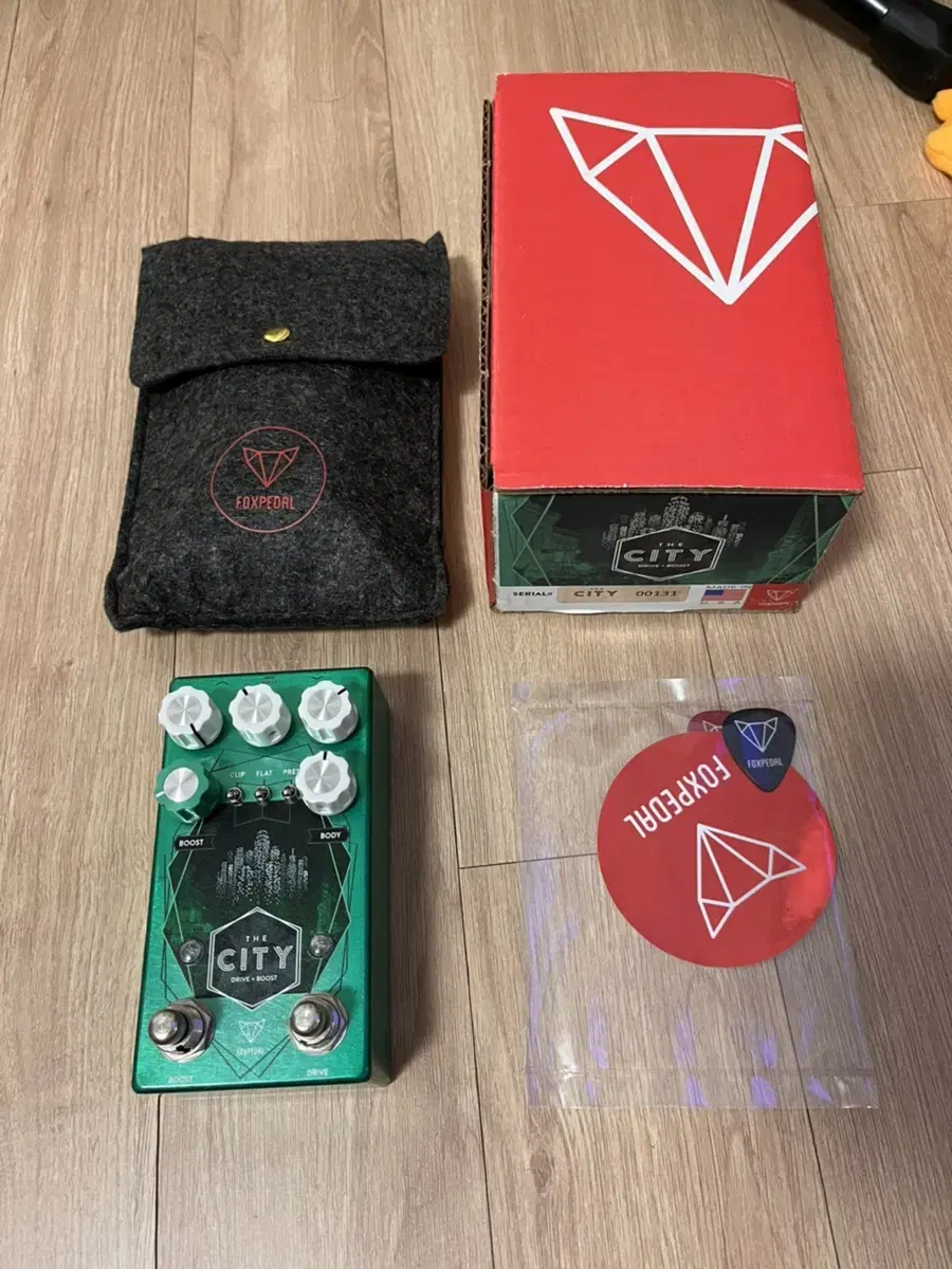 Fox Pedal 이펙터 The City V2 (TUBE SCREAMER