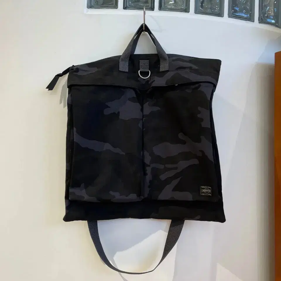 포터 camouflage tote bag