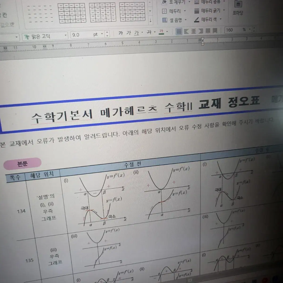 메가헤르츠 수학2 새 책