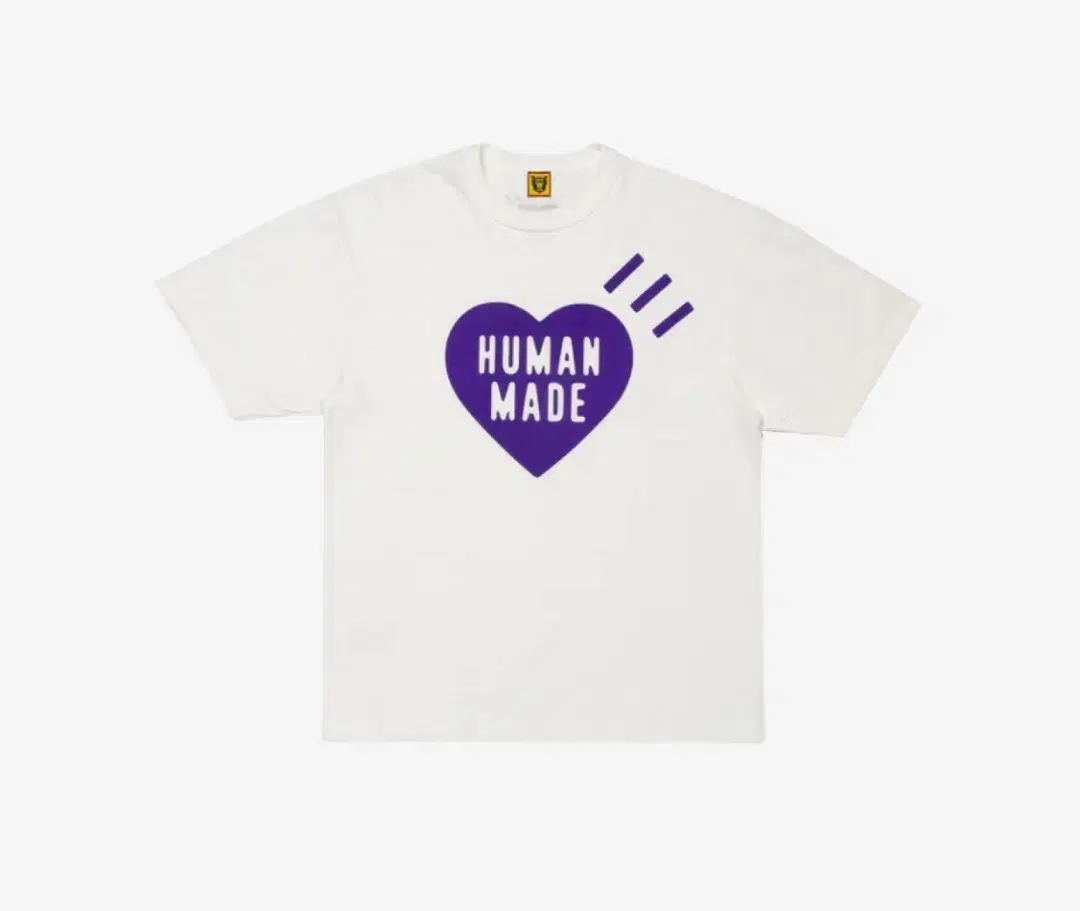 Human Made Heart Short Sleeve T-Shirt White L Size Fukuoka Only