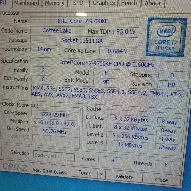 게임PC 풀세트 I7 9700kf 32인치144hz