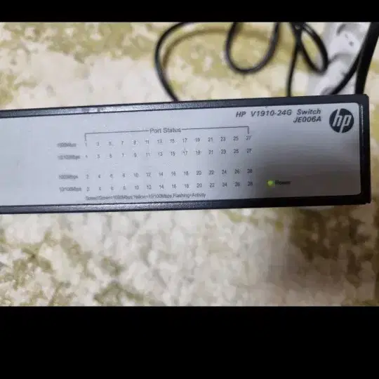 네트워크 HP V1910-24G 스위치 판매해요