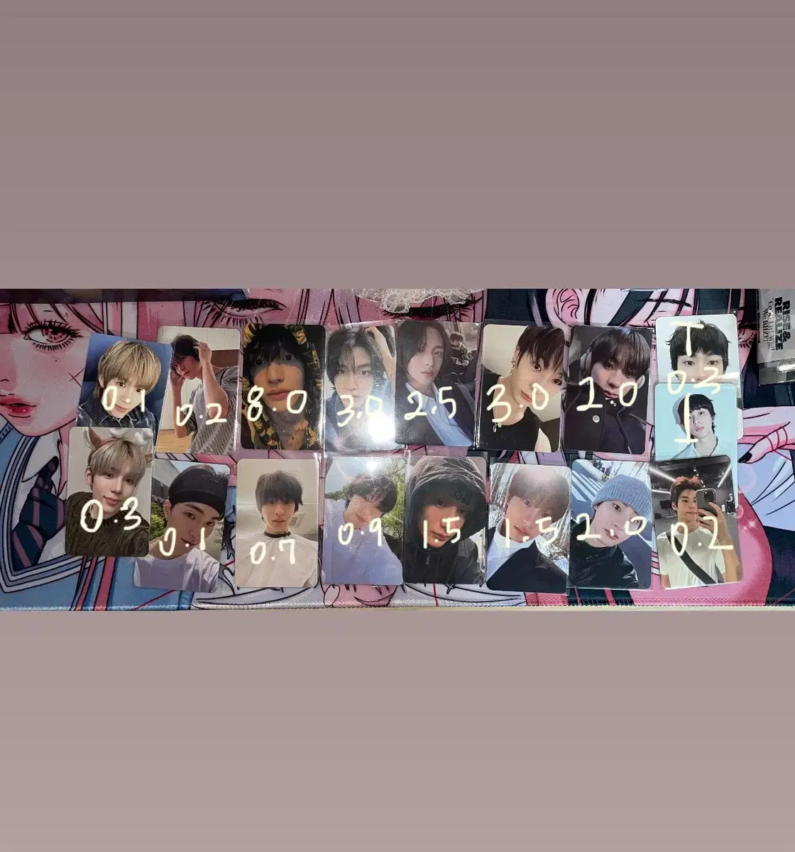 Rize photocard chanyoung wonbin shotaro eunseok VapeBin