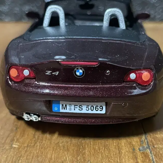 BMW Z4 다이캐스트 피규어 인테리어 소품 모형