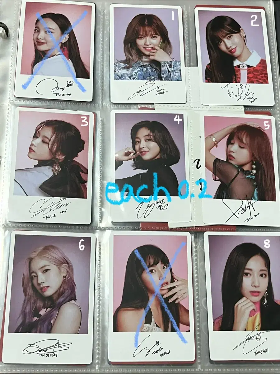 Twice official binder photocard Transfer to WTS