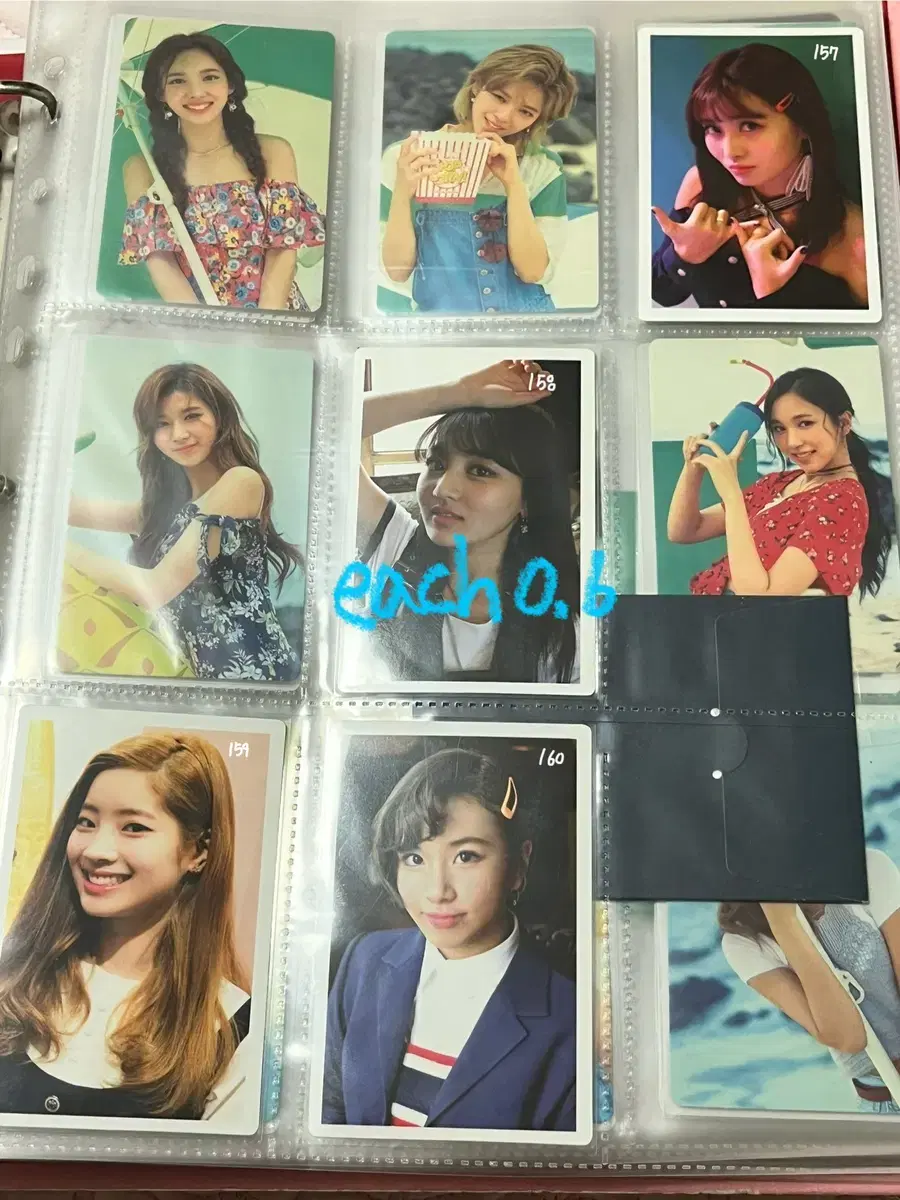 Twice Official Binder photocard Transfer