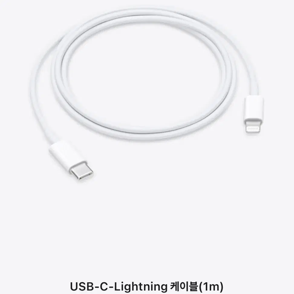 USB C타입 라이트닝 케이블 구매합니다.