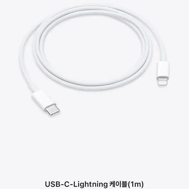 USB C타입 라이트닝 케이블 구매합니다.