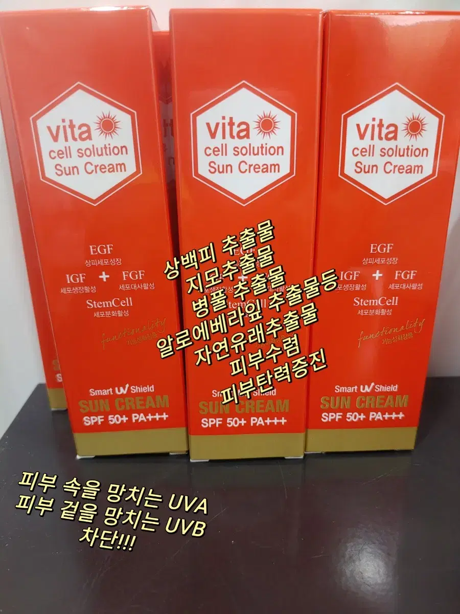 피부과 재생썬크림 비타셀 3GF 에스테틱추천 썬크림 70ml