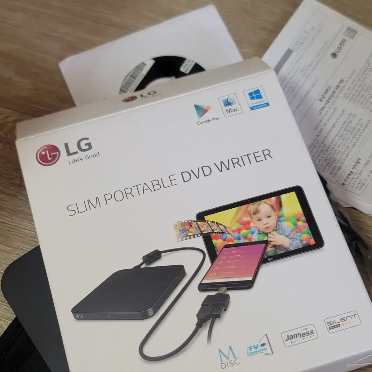 lg dvd slim portable writer 판매