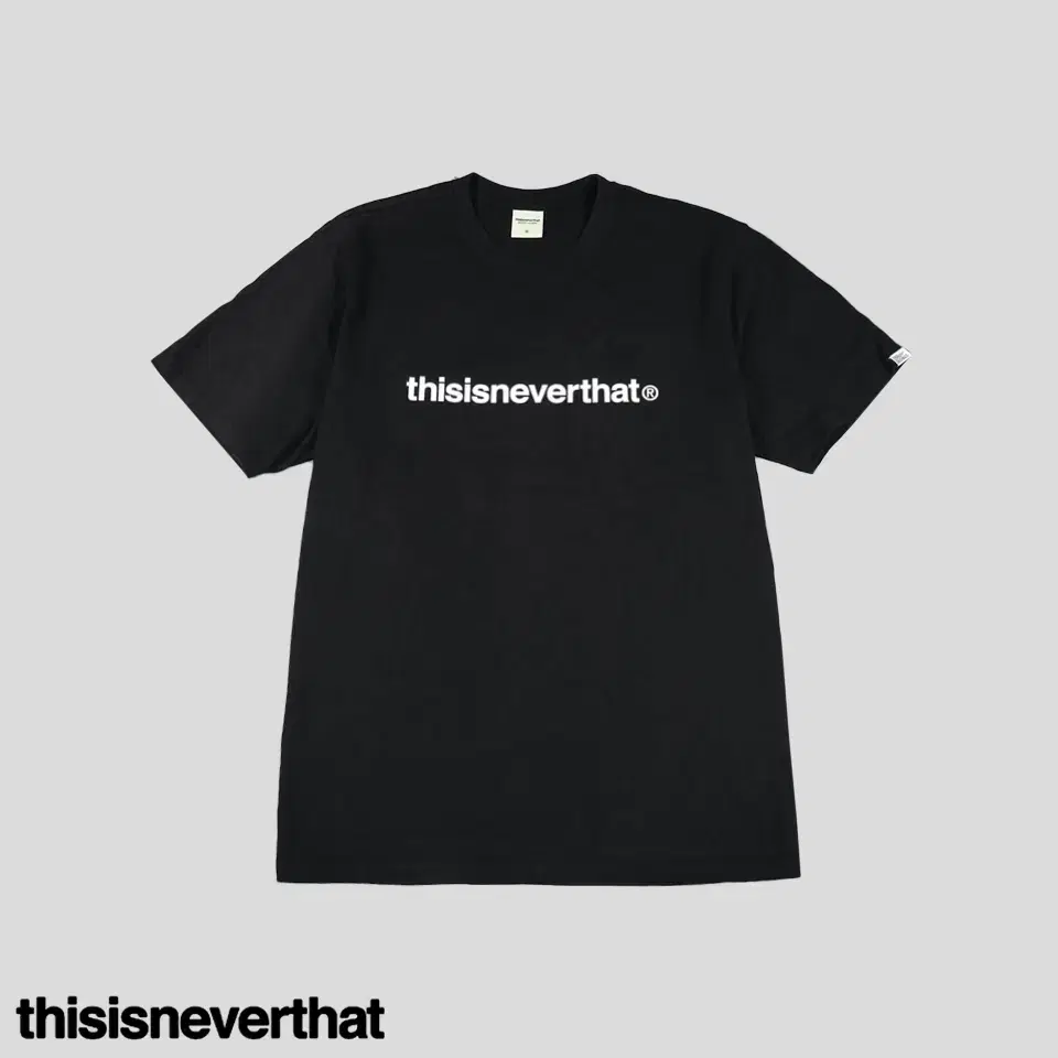 This Is Never That Black Simple Printed Cotton100 Short Sleeve T-Shirt L