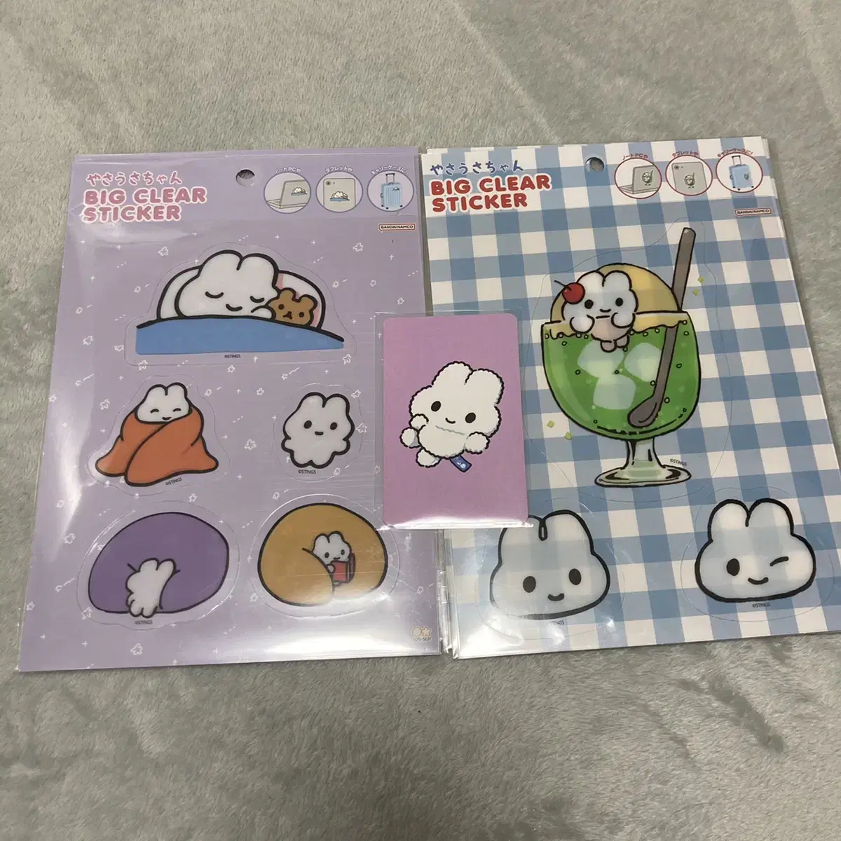 Yasausa-chan Big Clear Sticker