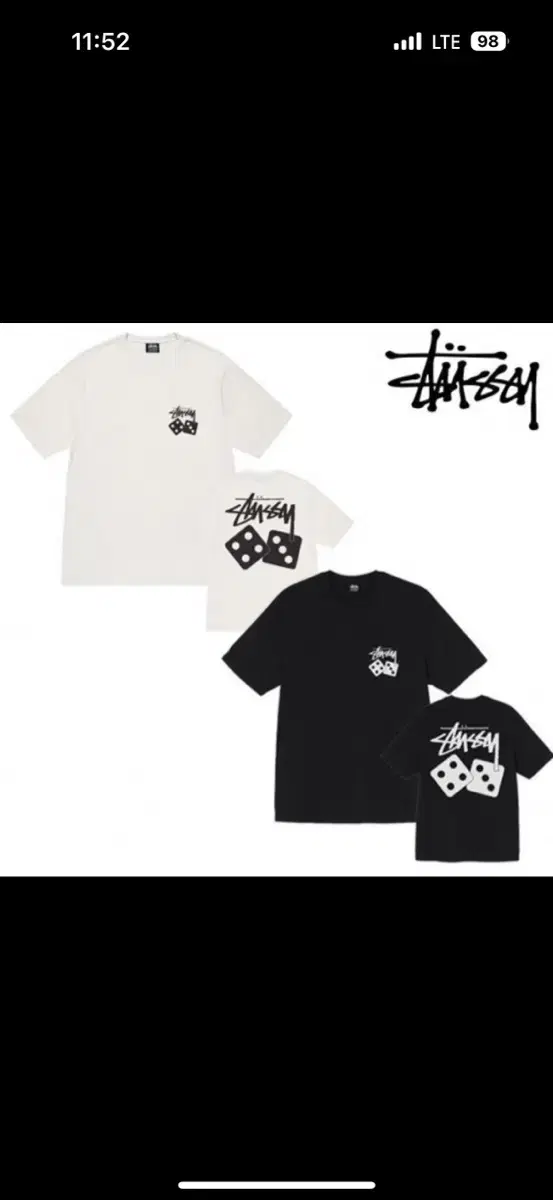 Stussy Dice Vahn Palty S-XL New Arrivals Unisex