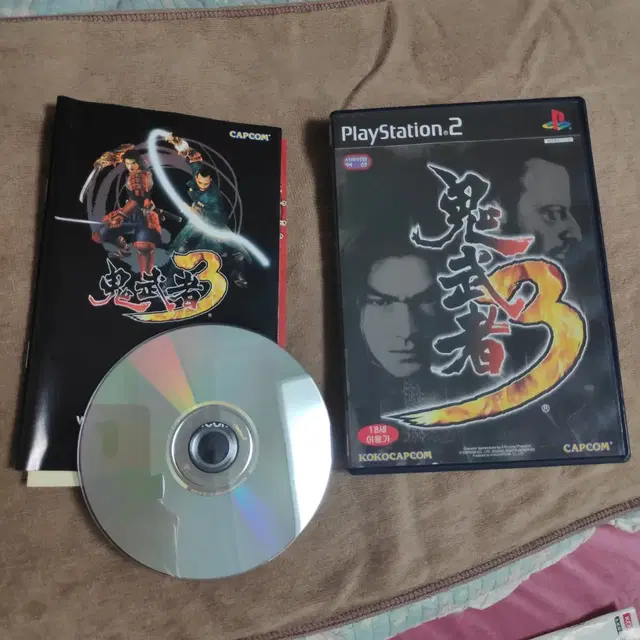 귀무자3 시디상태 기스없는 s급 플스2 ps2