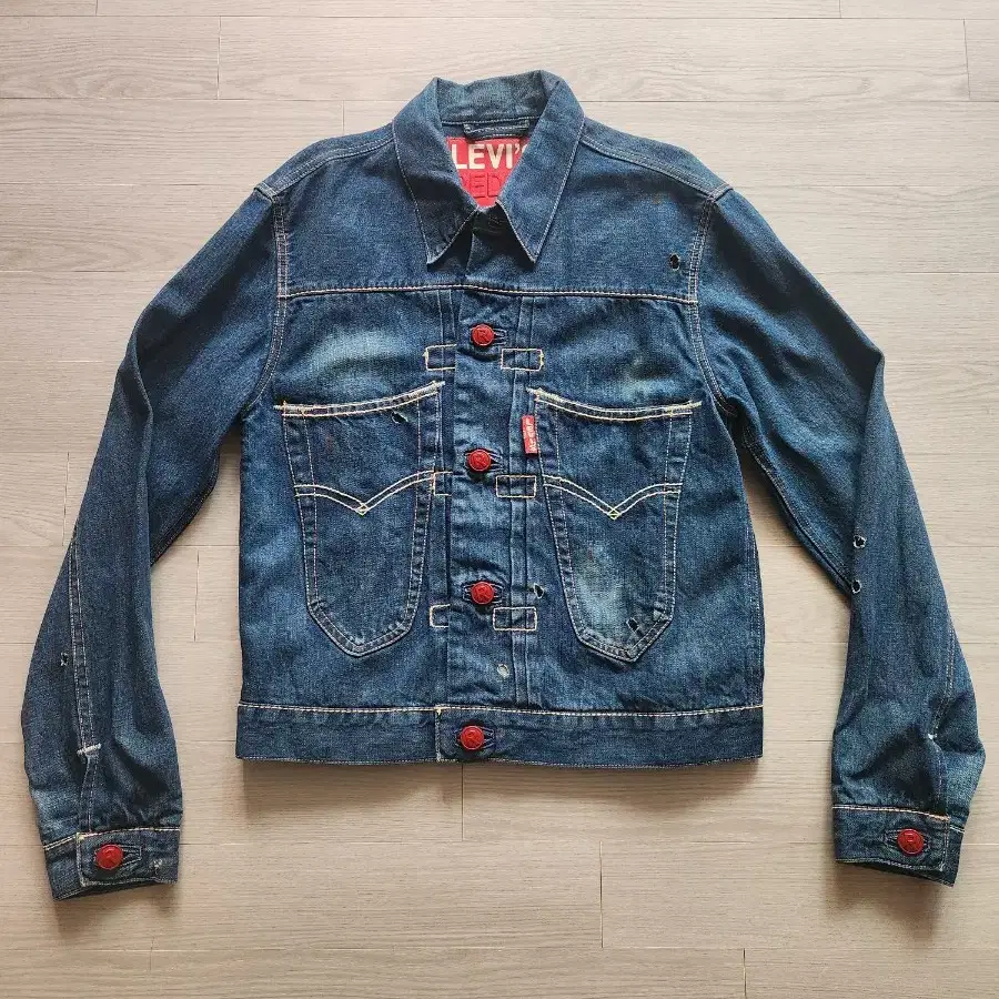 정품 LEVIS RED RED BUTTON JACKET LTD ED.-L