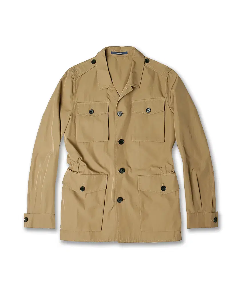 Drumohr [Drumohr] Camel Classic Italian Field Jacket